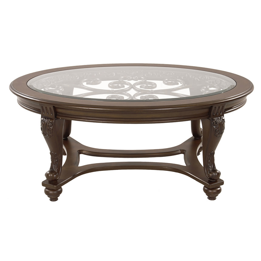 Norcastle Oval Coffee Table El Dorado Furniture